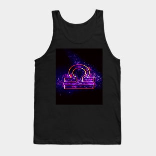 Libra (Retro Libra Zodiac) Tank Top